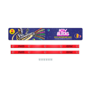 DSCO Icy Blocks Red Rocket Skateboard Rails/Ribs